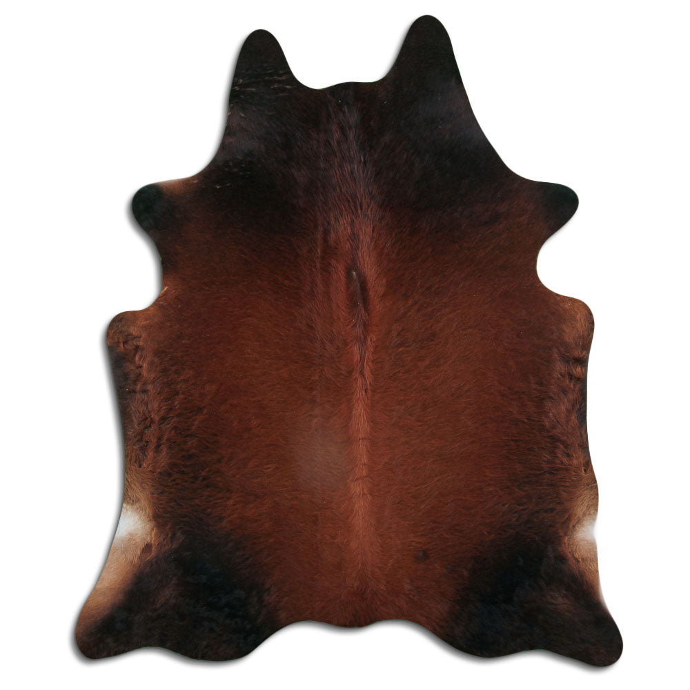 Hnědá hovězí kůže XL