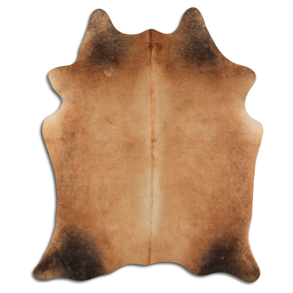 Rudas karvės kailis M