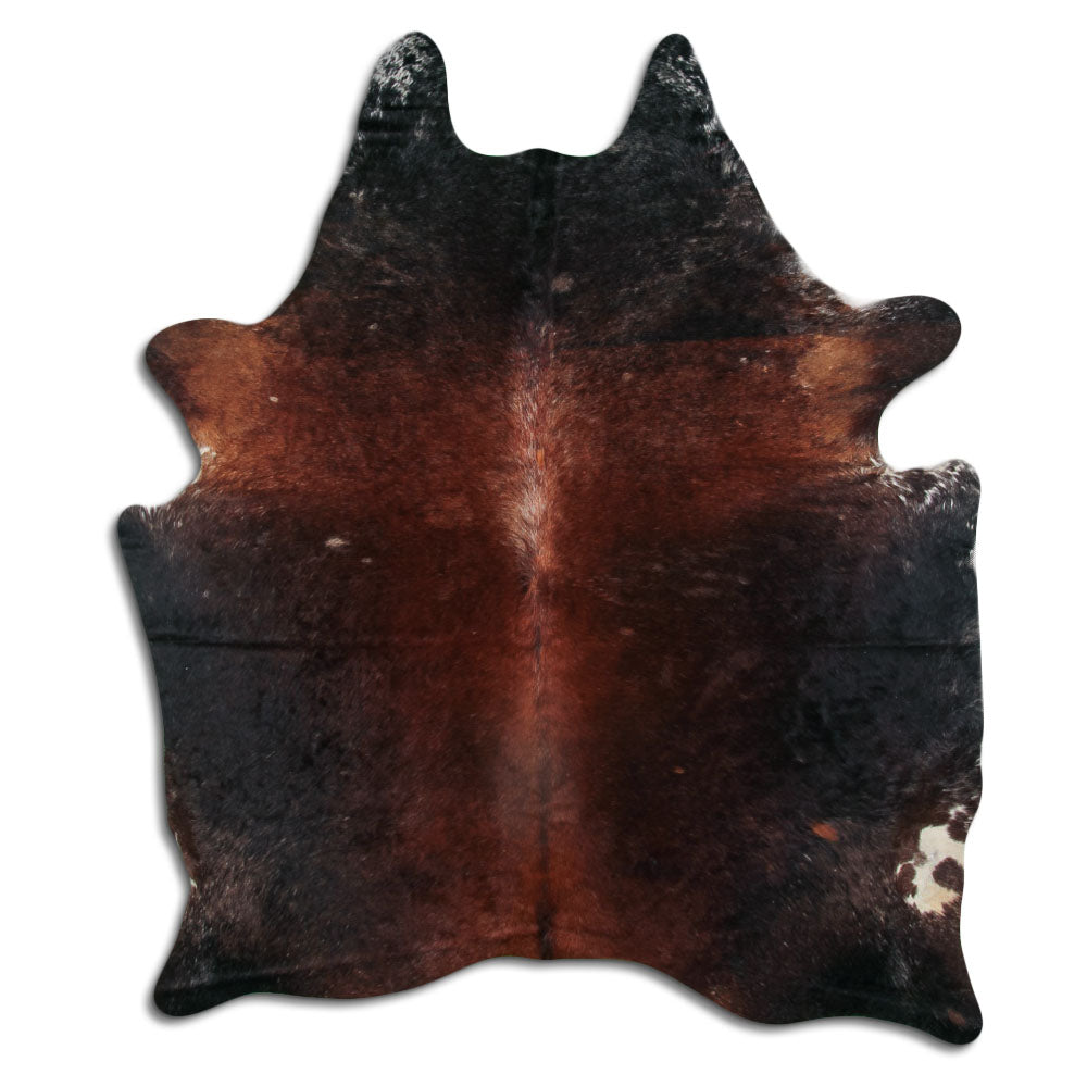 Hnědá hovězí kůže L