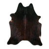 Brown cowhide rug XL