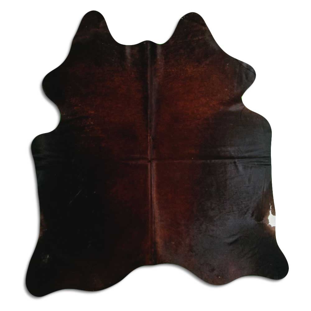 Rudas karvės kailis M
