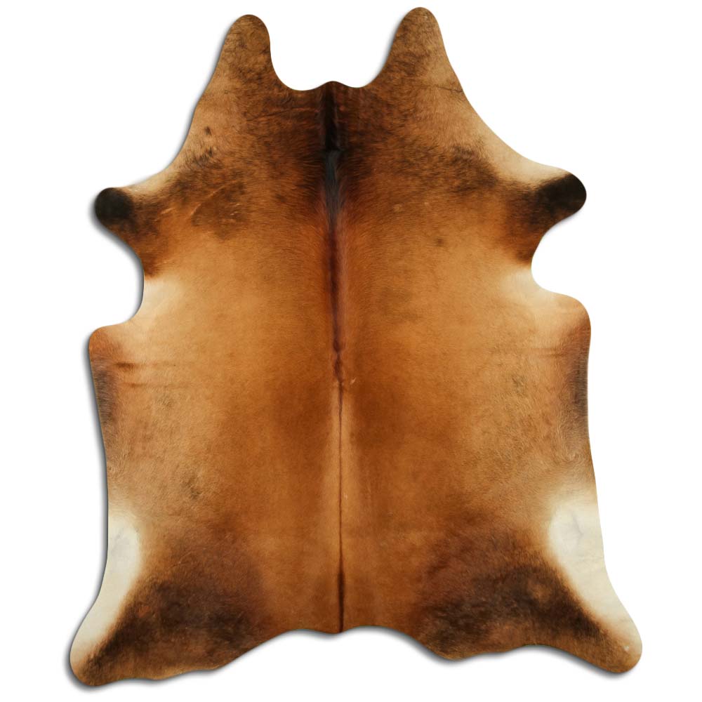 Hnědá hovězí kůže XL