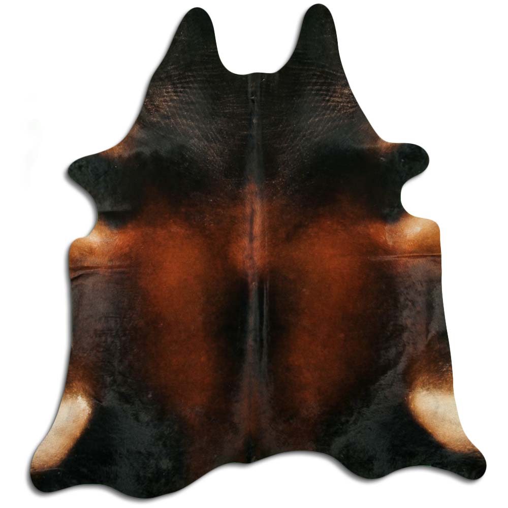 Hnědá hovězí kůže XL