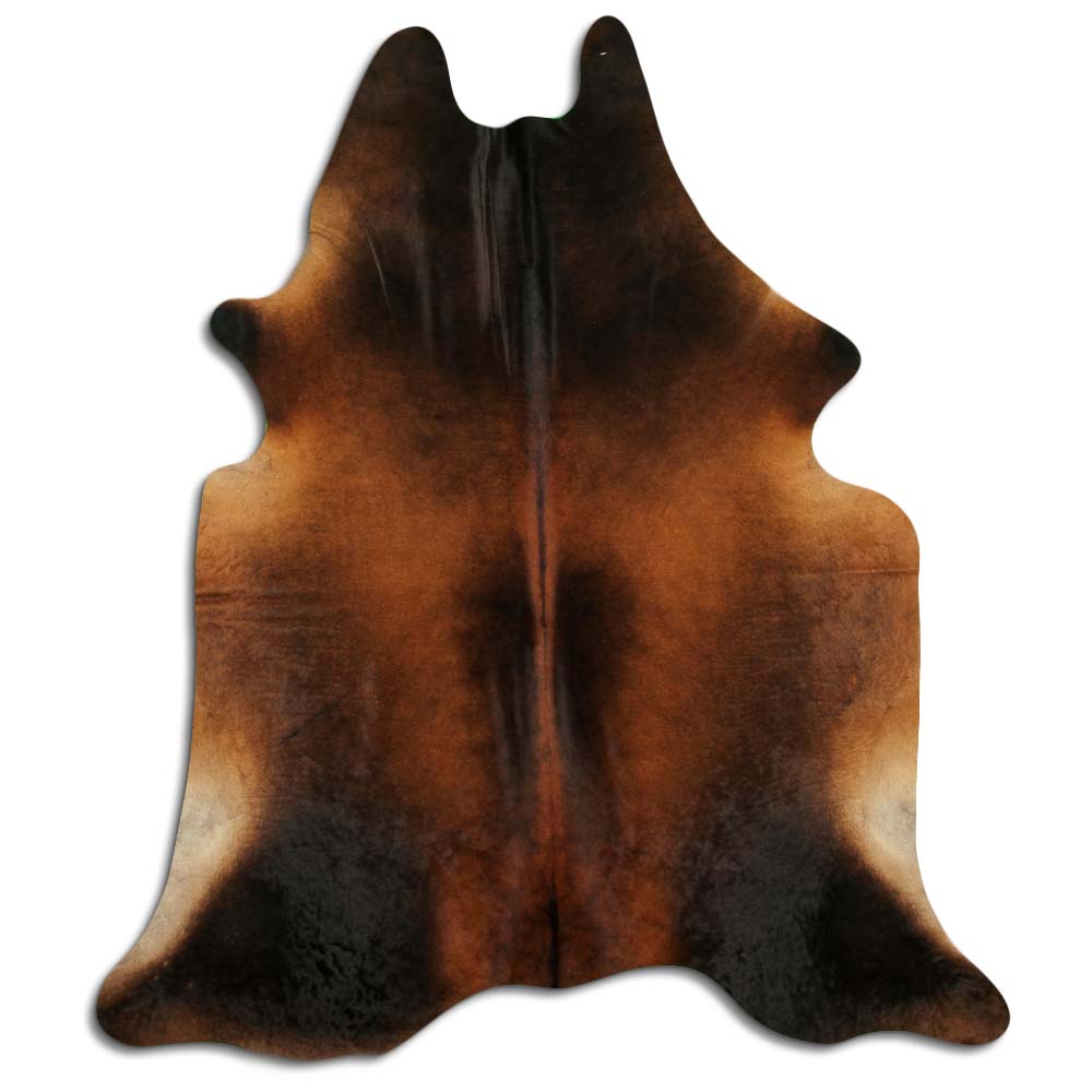 Hnědá hovězí kůže XL