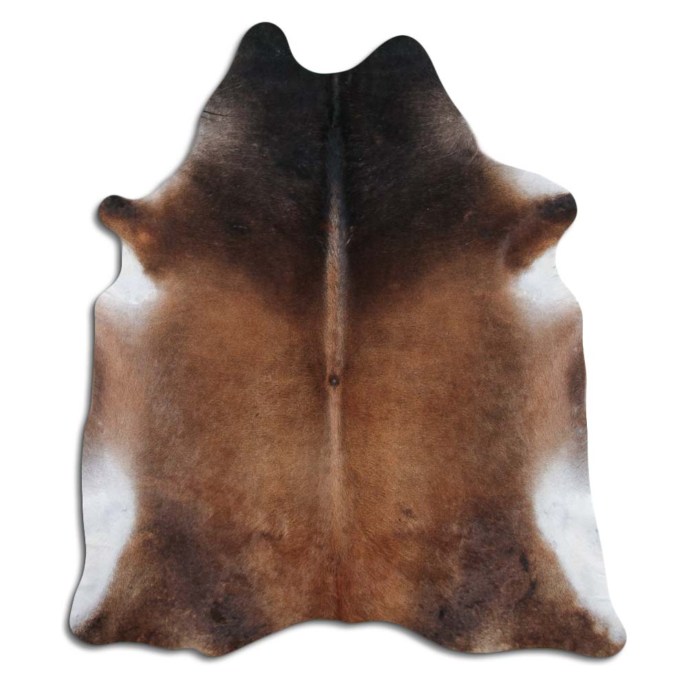 Hnědá hovězí kůže XL