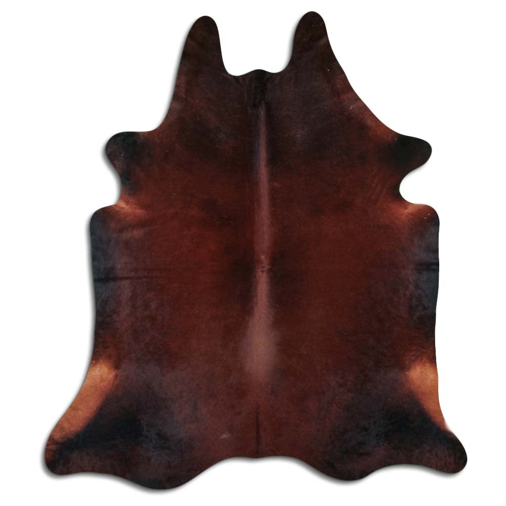 Hnědá hovězí kůže XL