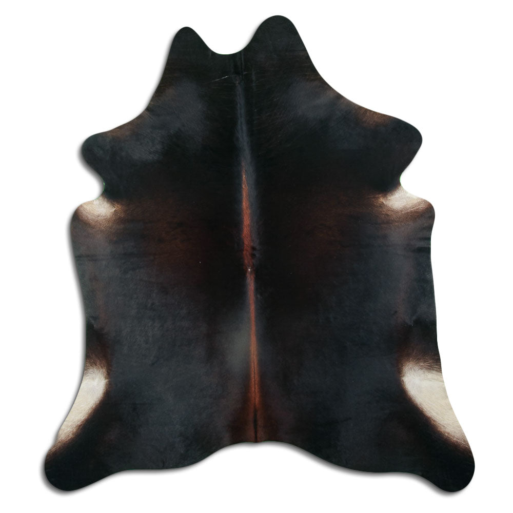 Hnědá hovězí kůže XL