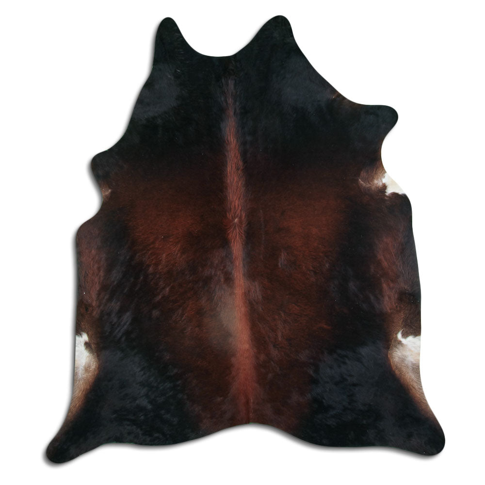 Hnědá hovězí kůže XL