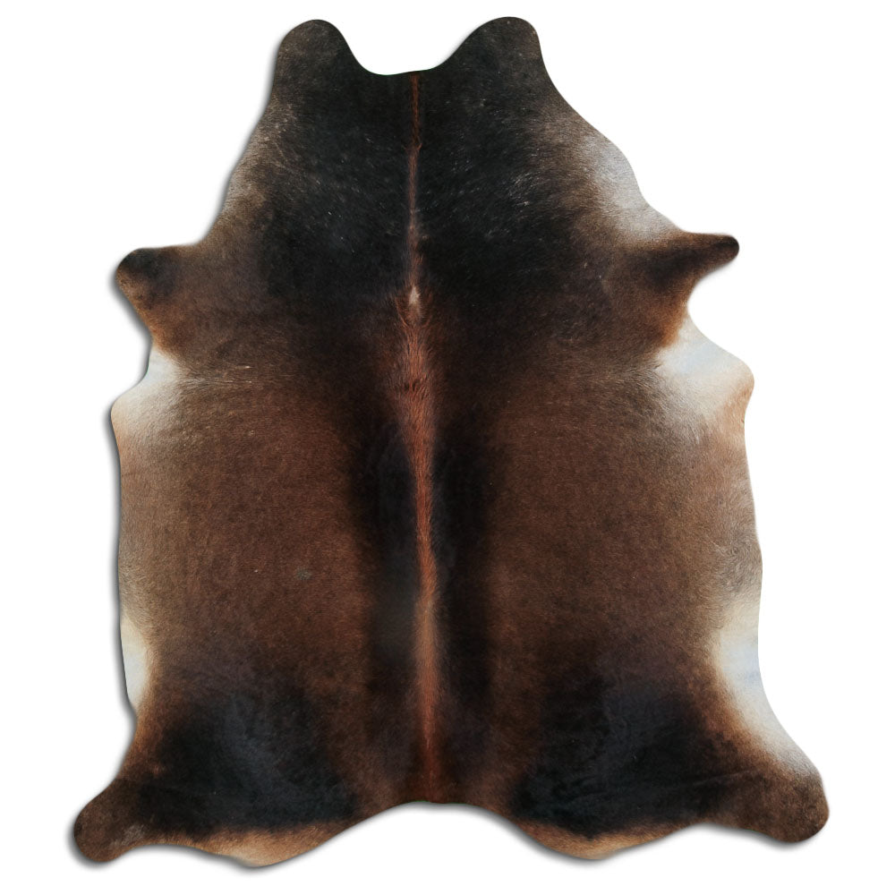 Hnědá hovězí kůže XL
