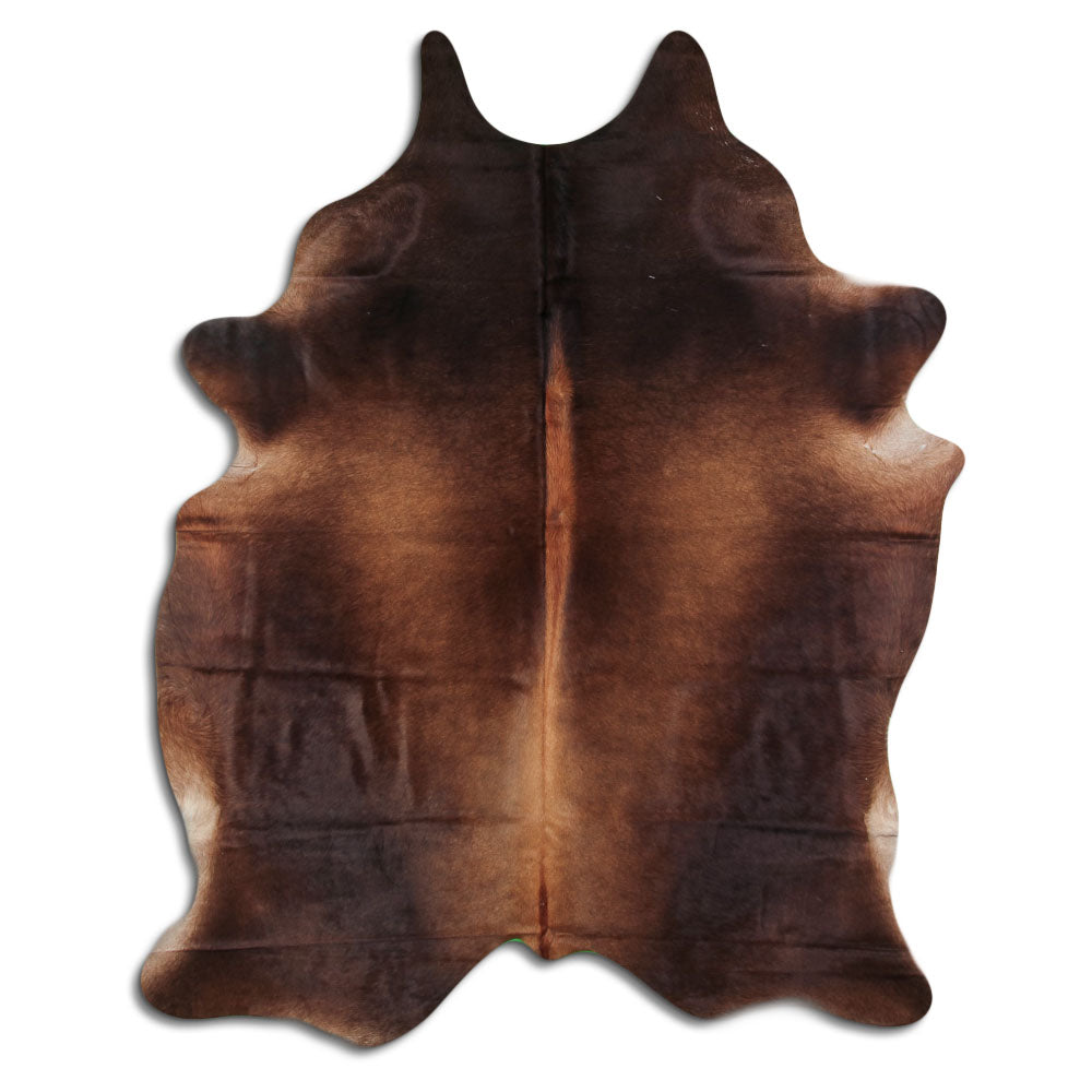 Hnědá hovězí kůže XL