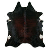 Brown cowhide rug XXL