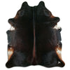 Brown cowhide rug XL