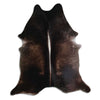 Brown cowhide rug XL