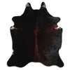 Brown cowhide rug XXL