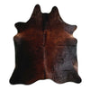 Brown cowhide rug XL