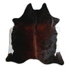 Brown cowhide rug XL