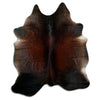 Brown cowhide rug XL