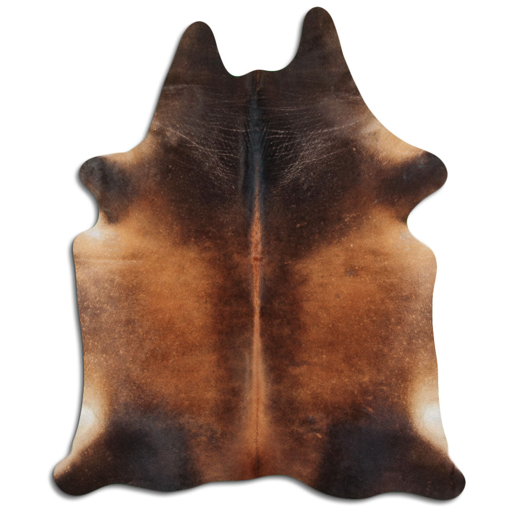 Hnědá hovězí kůže XL
