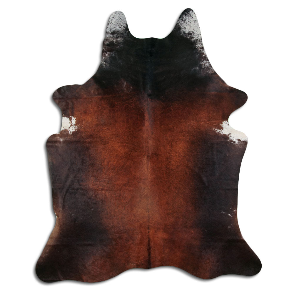 Hnědá hovězí kůže XL
