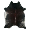 Brown cowhide rug XXL