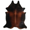 Brown cowhide rug XXL