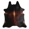 Brown cowhide rug XL