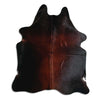 Brown cowhide rug XL