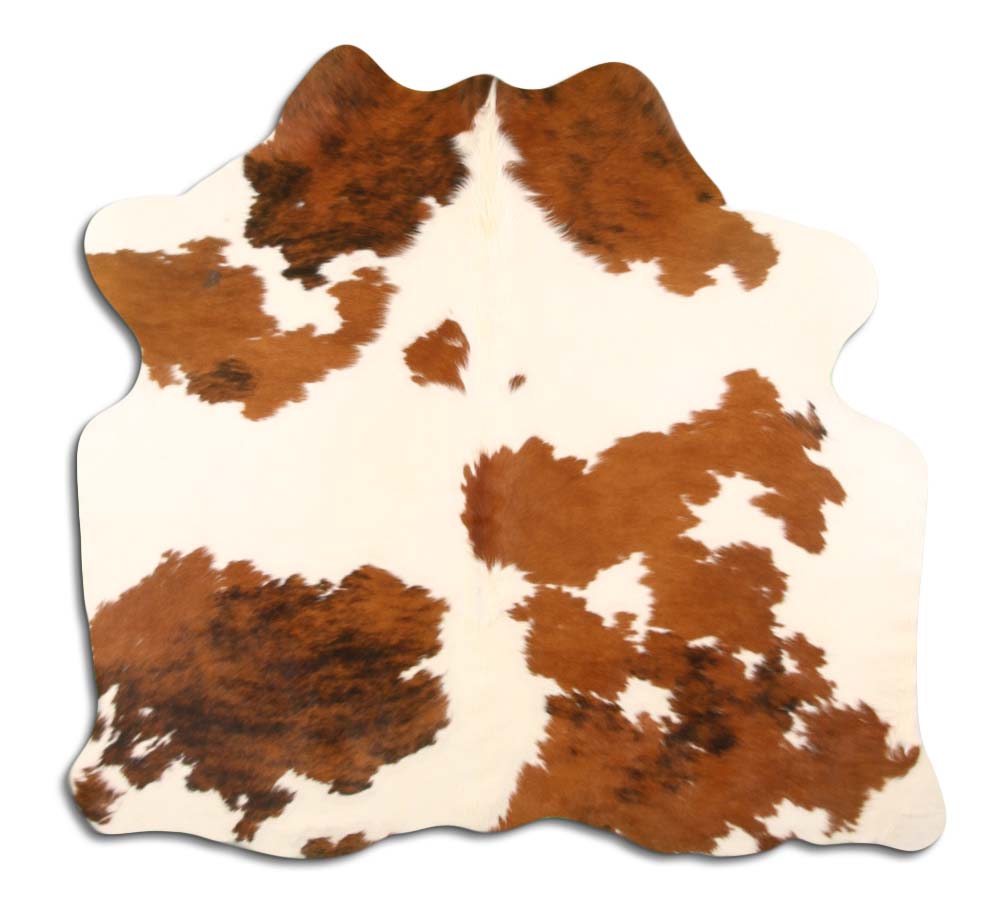 Rudas karvės kailis S