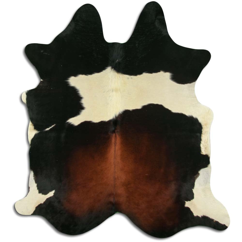 Tříbarevná hovězí kůže L