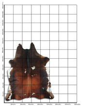 Načíst obrázek do prohlížeče Galerie, Tříbarevná hovězí kůže L
