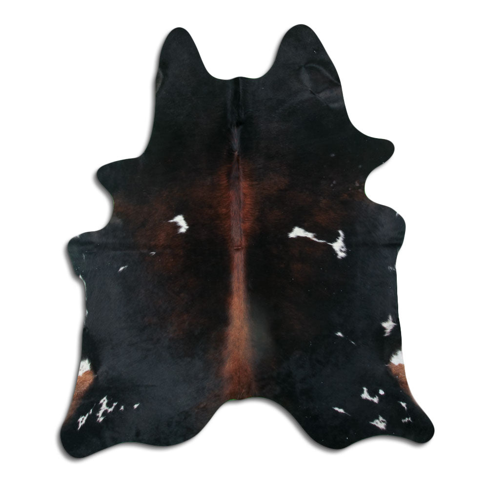 Tříbarevná hovězí kůže L