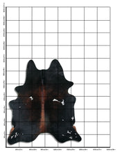 Načíst obrázek do prohlížeče Galerie, Tříbarevná hovězí kůže L
