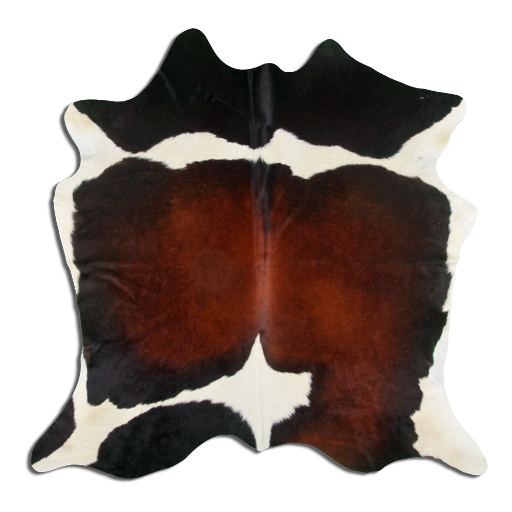 Tříbarevná hovězí kůže M