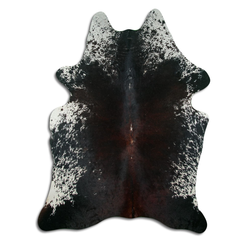 Tricolour cowhide rug L