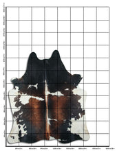 Načíst obrázek do prohlížeče Galerie, Tříbarevná hovězí kůže XL

