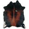 Tricolour cowhide rug XL