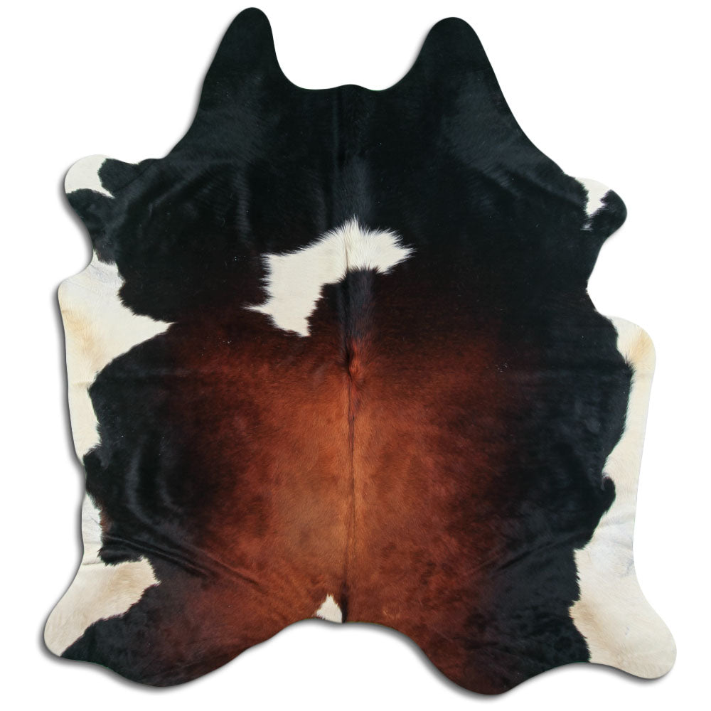 Tříbarevná hovězí kůže L