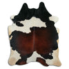 Tricolour cowhide rug XL