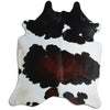 Tricolour cowhide rug XL