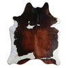 Tricolour cowhide rug XL