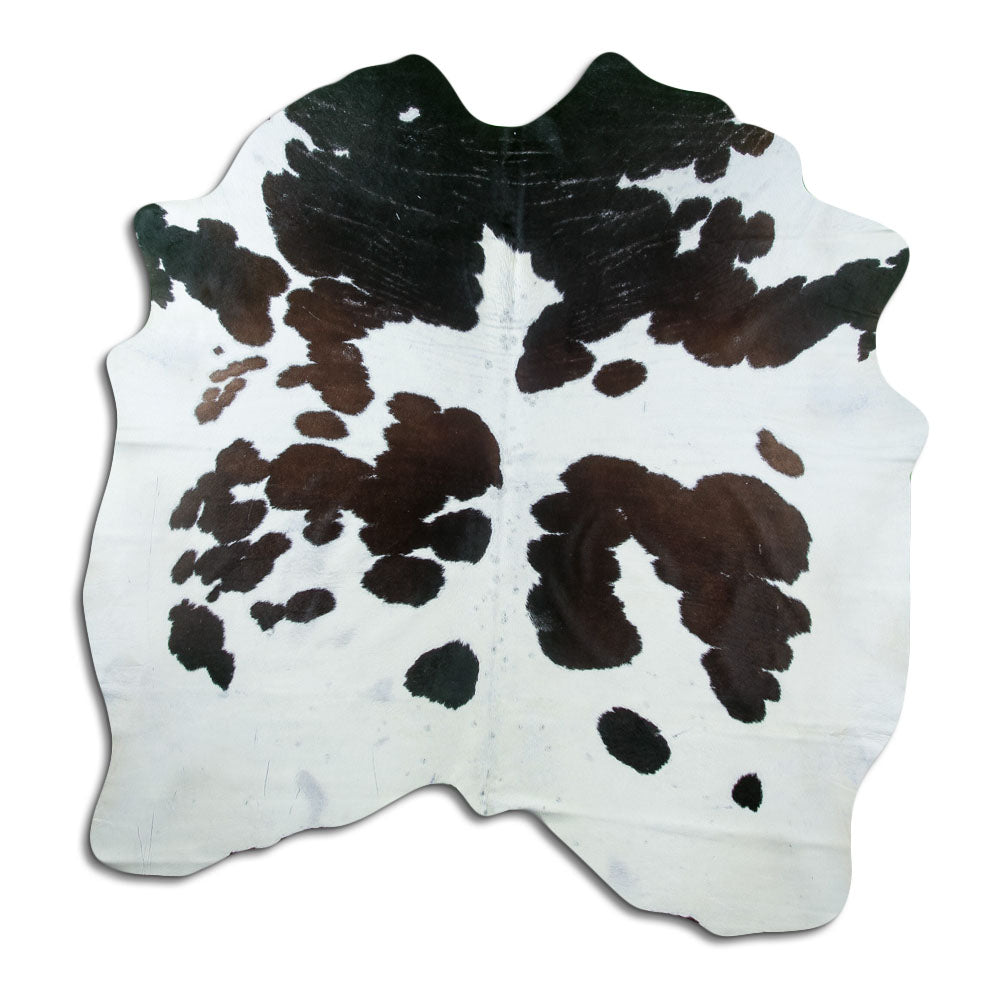 Tricolour cowhide rug L
