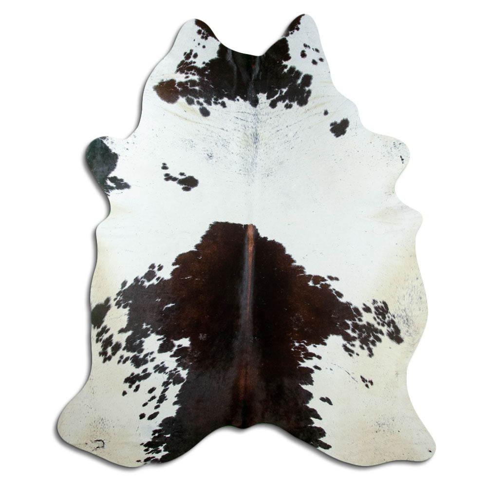 Tricolour cowhide rug XXL