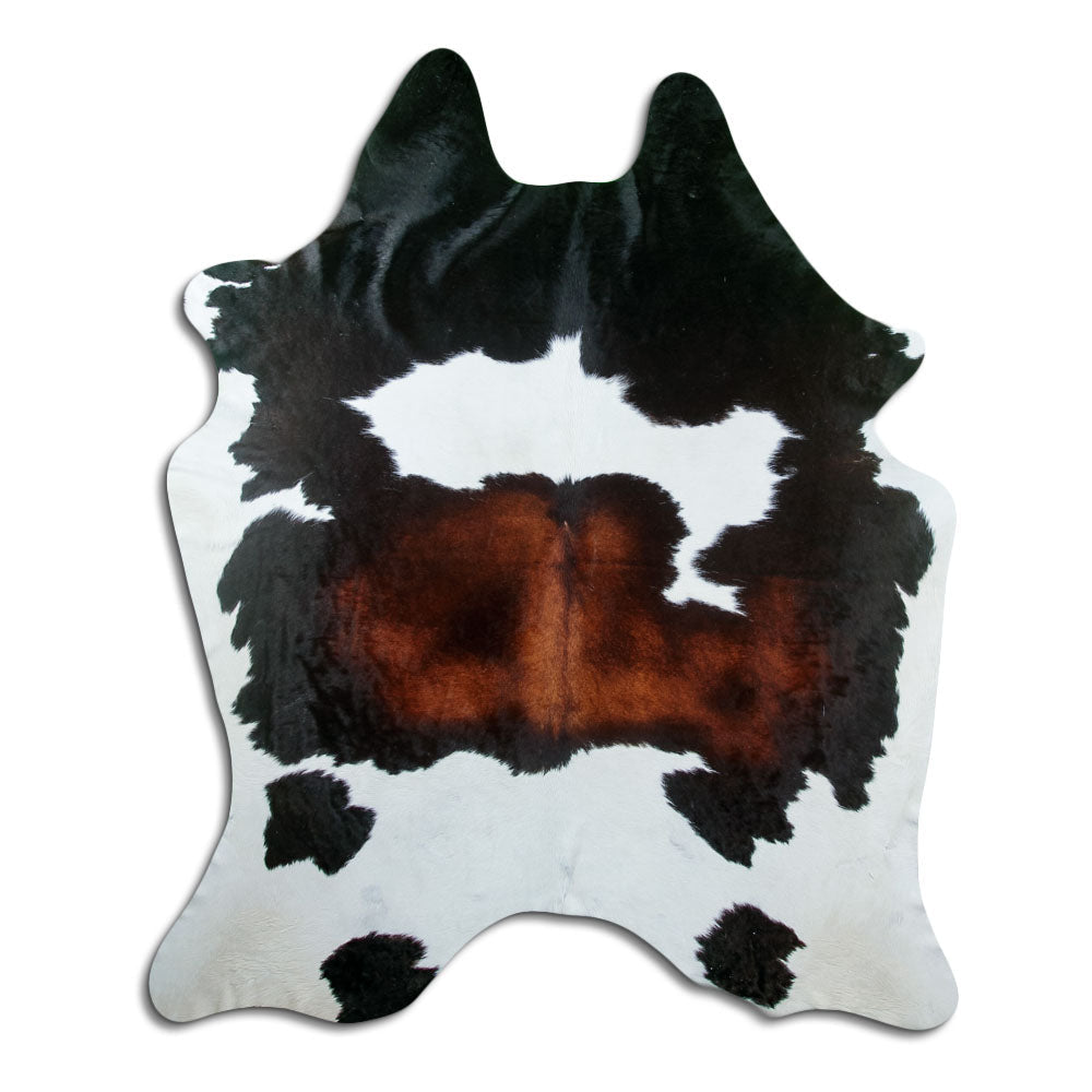 Tricolour cowhide rug XL