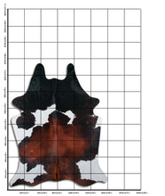 Načíst obrázek do prohlížeče Galerie, Tříbarevná hovězí kůže XXL
