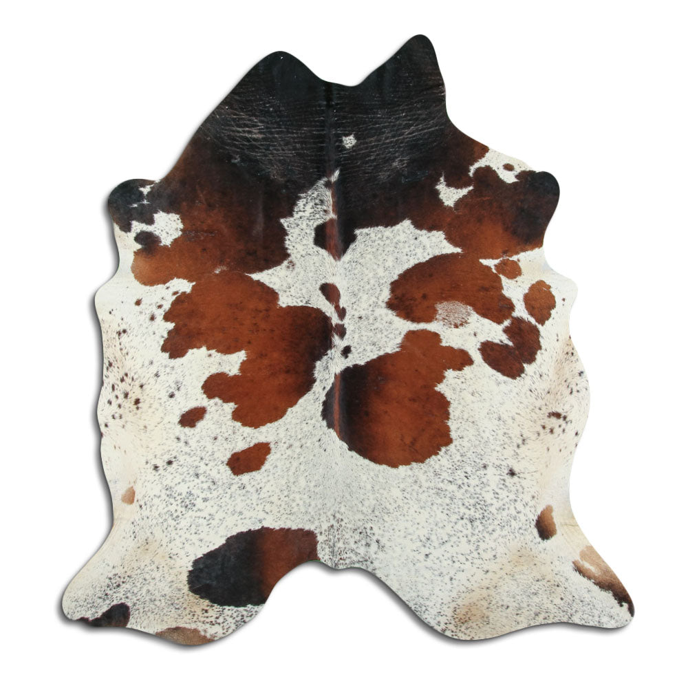 Tříbarevná hovězí kůže L