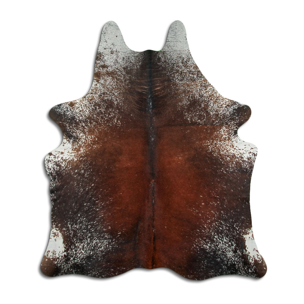Salt and Pepper Exotic cowhide rug XL