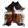 Tricolour cowhide rug L