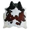 Tricolour cowhide rug XL
