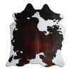 Tricolour cowhide rug L