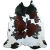 Tricolour cowhide rug XXL